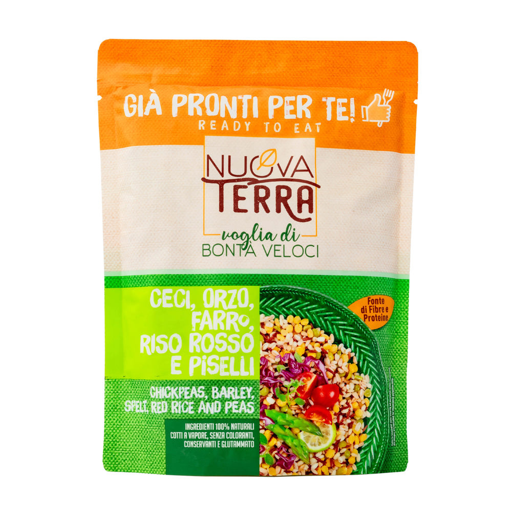 Ceci Orzo Farro Riso Rosso E Piselli