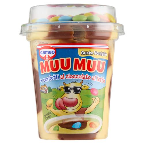 cameo Muu Muu Gusto Vaniglia + confetti al cioccolato al latte 125 g