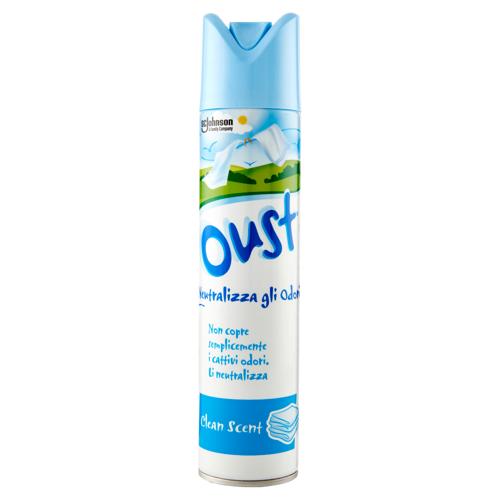 Oust Spray Fragranza Fresco Pulito, 300ml