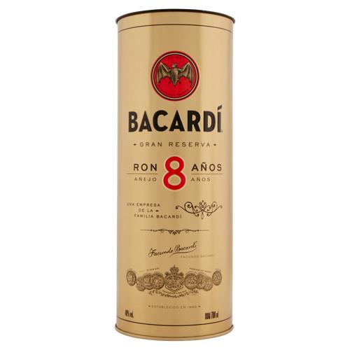 Bacardi Gran Reserva Ron 8 Años 700 ml