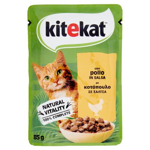 Kitekat Cibo Umido Gatto con Pollo in Salsa Bustina 85g