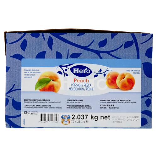 Hero Confettura Extra di Pesche 72 x 28,3 g