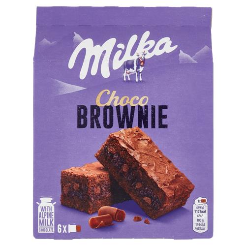 Milka Choco Brownie, merendina al cioccolato al latte - 6x25g