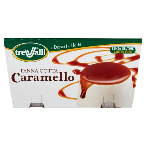treValli i Dessert al latte Panna Cotta Caramello 2 x 100 g