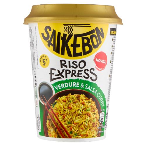 Saikebon Riso Express Verdure & Salsa Curry 83 g