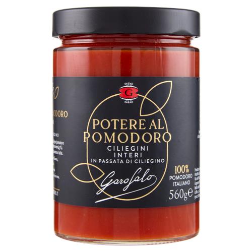 Garofalo Potere al Pomodoro Ciliegini Interi in Passata di Ciliegino 560 g