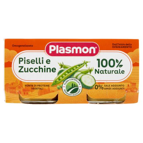 Plasmon Omogeneizzato Piselli e Zucchine 2 x 80 g