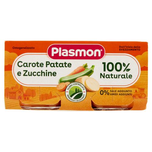 Plasmon Omogeneizzato Carote Patate e Zucchine 2 x 80 g