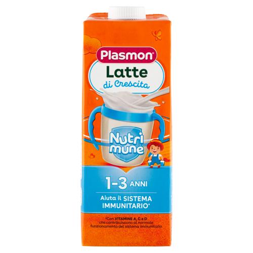 Plasmon Latte di Crescita Nutri mune 1-3 Anni 1 L