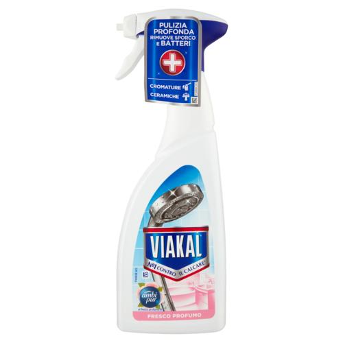 Viakal Bagno Fresco Profumo Anticalcare Spray 515 ml
