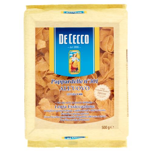 De Cecco Pappardelle n° 301 all'Uovo 500 g