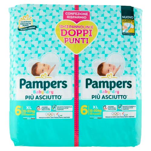 Pampers Baby-dry XL 13 + 13 pz