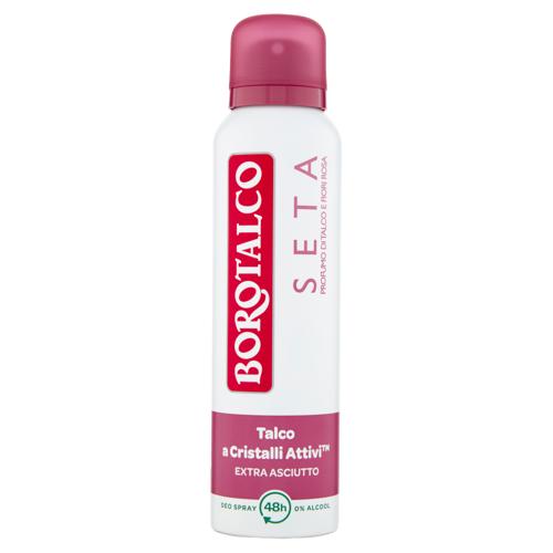 Borotalco Seta Profumo di Talco e Fiori Rosa Deo Spray 150 ml