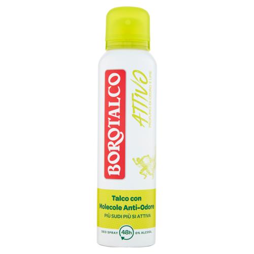 Borotalco Attivo Profumo di Cedro e Lime Deo Spray 150 ml