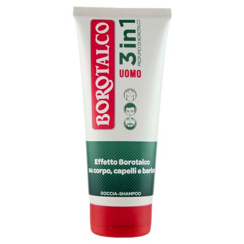 Borotalco Uomo 3in1 Profumo di Borotalco Doccia-Shampoo 200 ml