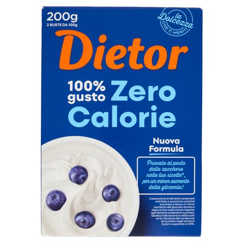 Dietor Zero Calorie Buste 2 x 100 g