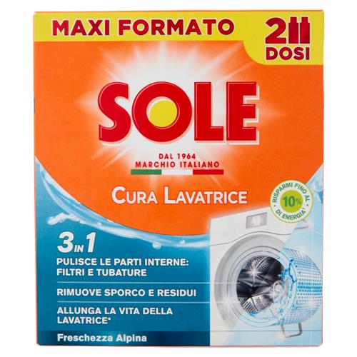 Sole Freschezza Alpina Cura Lavatrice 250 ml x 2