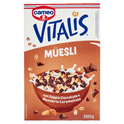 cameo Vitalis Müesli con Doppio Cioccolato e Mandorle Caramellate 1500 g