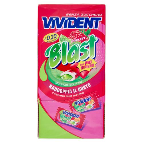 Vivident Fruit Blast Strawberry - Lime 200 pz