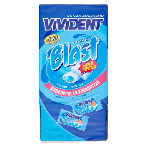 Vivident Fresh Blast Ice Mint - Menthol 200 pz