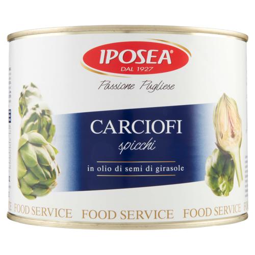 Iposea Food Service Carciofi spicchi in olio di semi di girasole 1900 g