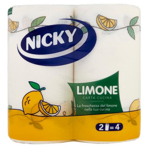 Nicky Limone Carta Cucina 2 pz