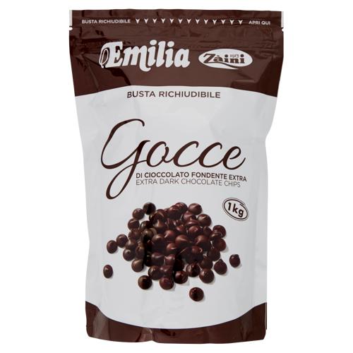 Zàini Emilia Gocce di Cioccolato Fondente Extra 1000 g