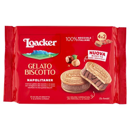 Loacker Gelato Biscotto Napolitaner 4 x 66 g