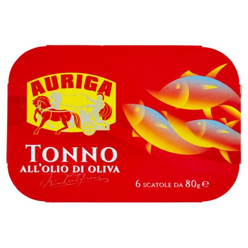 Auriga Tonno all'Olio di Oliva 6 x 80 g