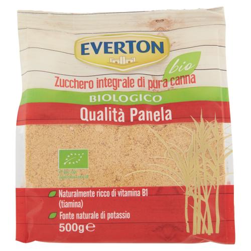 Everton bio Zucchero integrale di pura canna Biologico Qialità Panela 500 g