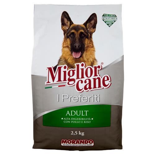 Migliorcane I Preferiti Adult Alta Digeribilità con Pollo e Riso 2,5 kg