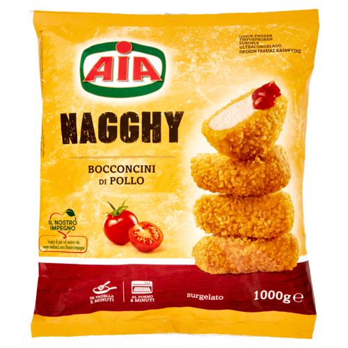 Aia Nagghy Bocconcini di Pollo surgelato 1000 g