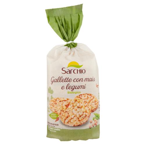 Sarchio Gallette con mais e legumi Biologico 100 g