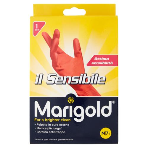 Marigold Il Sensibile, guanti casalinghi per il massimo comfort, taglia media, 1pz