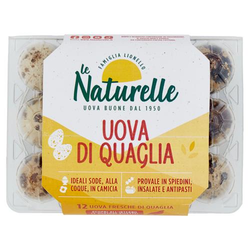 le Naturelle 12 Uova Fresche di Quaglia