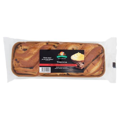 Gecchele Treccia con Crema e Gocce di Cioccolato 300 g