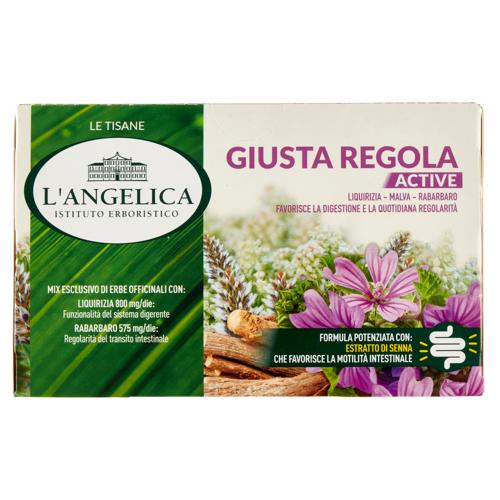 L'Angelica Le Tisane Giusta Regola Active 18 Filtri 36 g