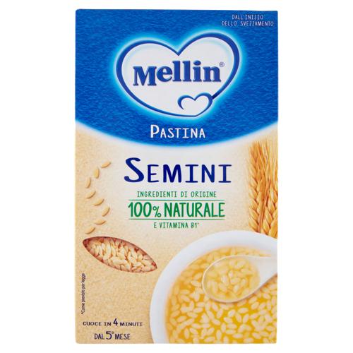 MELLIN Pastina 100% Naturale Semini con farina Grano Tenero 320 g