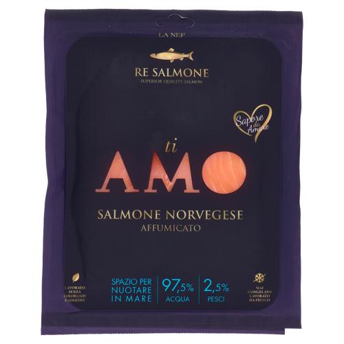 Re Salmone ti Amo Salmone Norvegese Affumicato 90 g