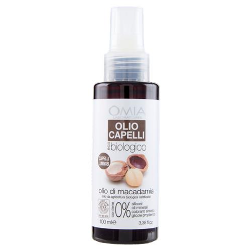 Omia Laboratoires eco biologico Olio Capelli olio di macadamia 100 ml