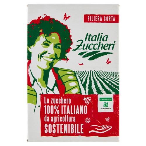 Italia Zuccheri - zucchero semolato 100% italiano da agricoltura sostenibile 1kg