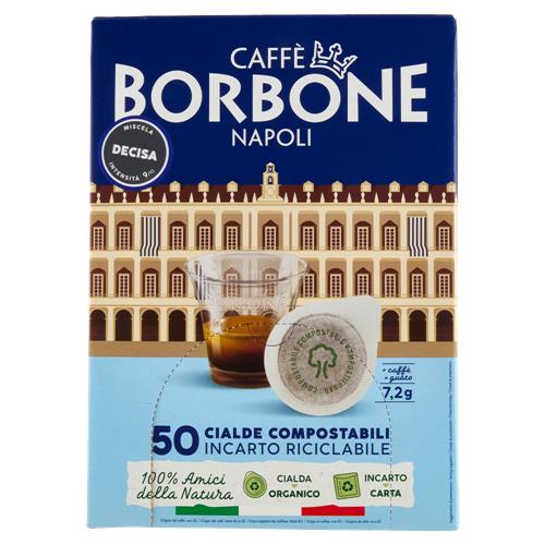 Caffè Borbone Miscela Decisa Cialde Compostabili 50 x 7,2 g