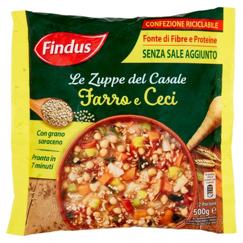 Findus Le Zuppe del Casale Farro e Ceci 500 g
