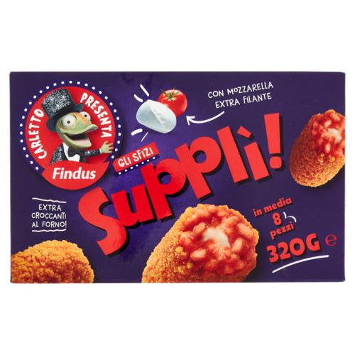 Carletto Findus Gli Sfizi Supplì 320 g