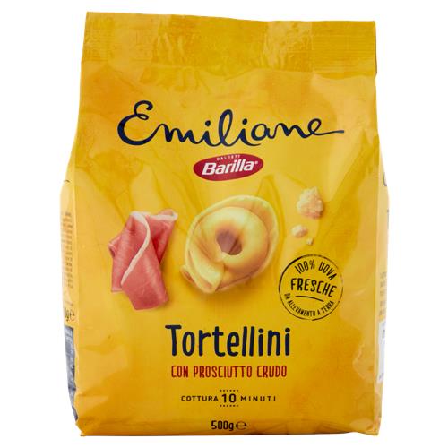 Barilla Emiliane Tortellini con Prosciutto Crudo Pasta all'Uovo Ripiena 500g