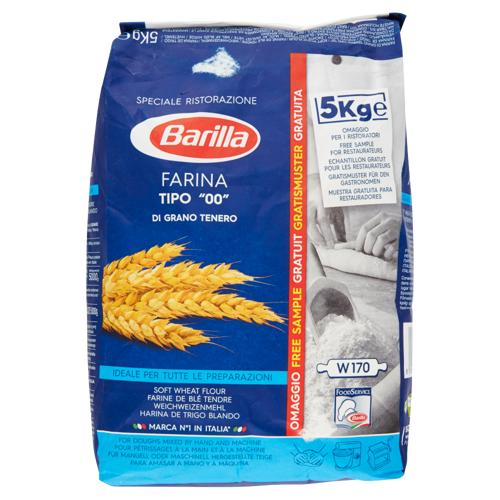 Barilla for Professionals Farina 00 di Grano Tenero Omaggio Food Service 5 kg