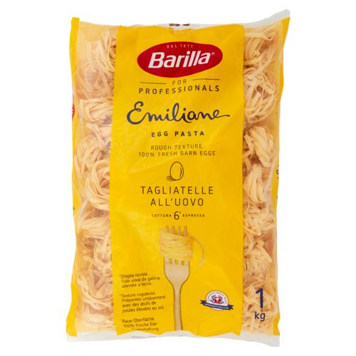 Barilla for Professionals Emiliane Pasta uovo Nidi Tagliatelle Catering Food Service 1 Kg