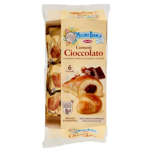 MMulino Bianco Cornetti Cioccolato senza Additivi Conservanti Merenda Food Service 6pzx50g