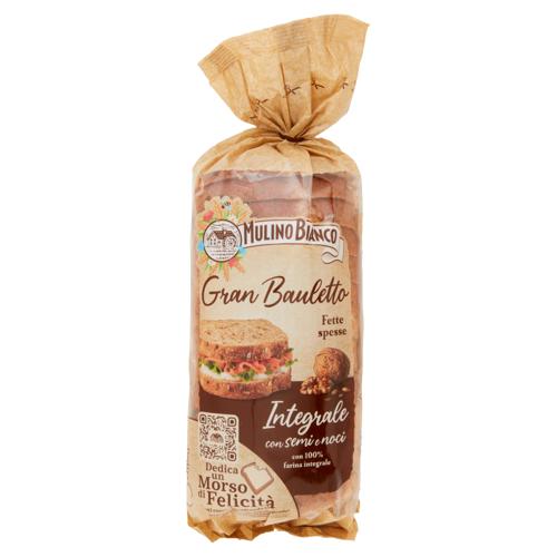 Mulino Bianco Gran Bauletto Pane Integrale con Semi e noci 465g