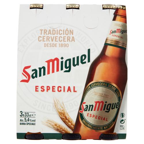 San Miguel Especial 3 x 33 cl